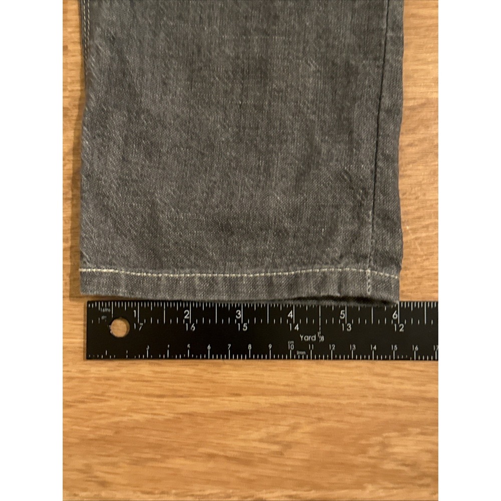 Raleigh Denim Martin Selvedge Denim Jeans Men's Gray 30x33.5 Button Fly EUC - Picture 6 of 12